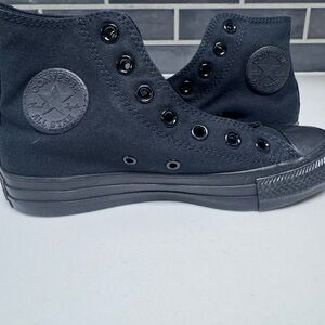 Converse Kids All Black High-Top Sneakers